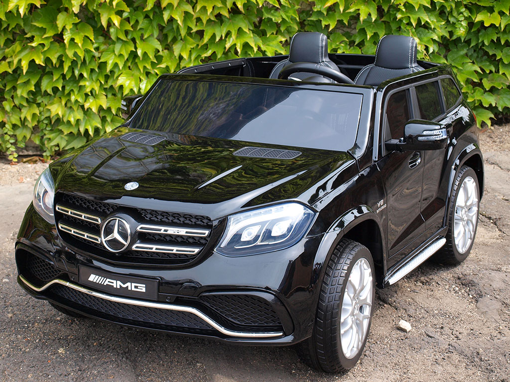 Elektrické SUV Mercedes GLS63 4x4 náhon EVA kol, dvoumístný, 2,4G DO, elektrický ventilátor, LED osvětlení, pérování, voltmetr,