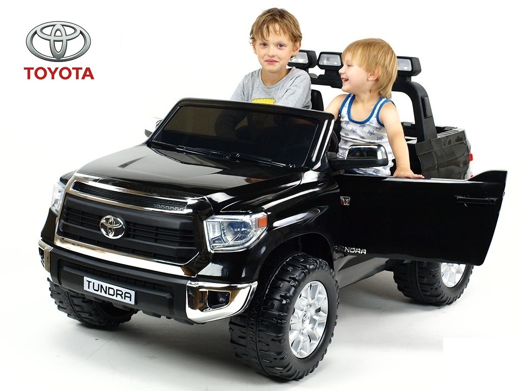 Toyota Tundra 24V s 2.4G DO, největší elektrické auto, dvoumístná čalouněná sedačka, 2x200W, EVA kola, otvírací dveře, USB, TF,