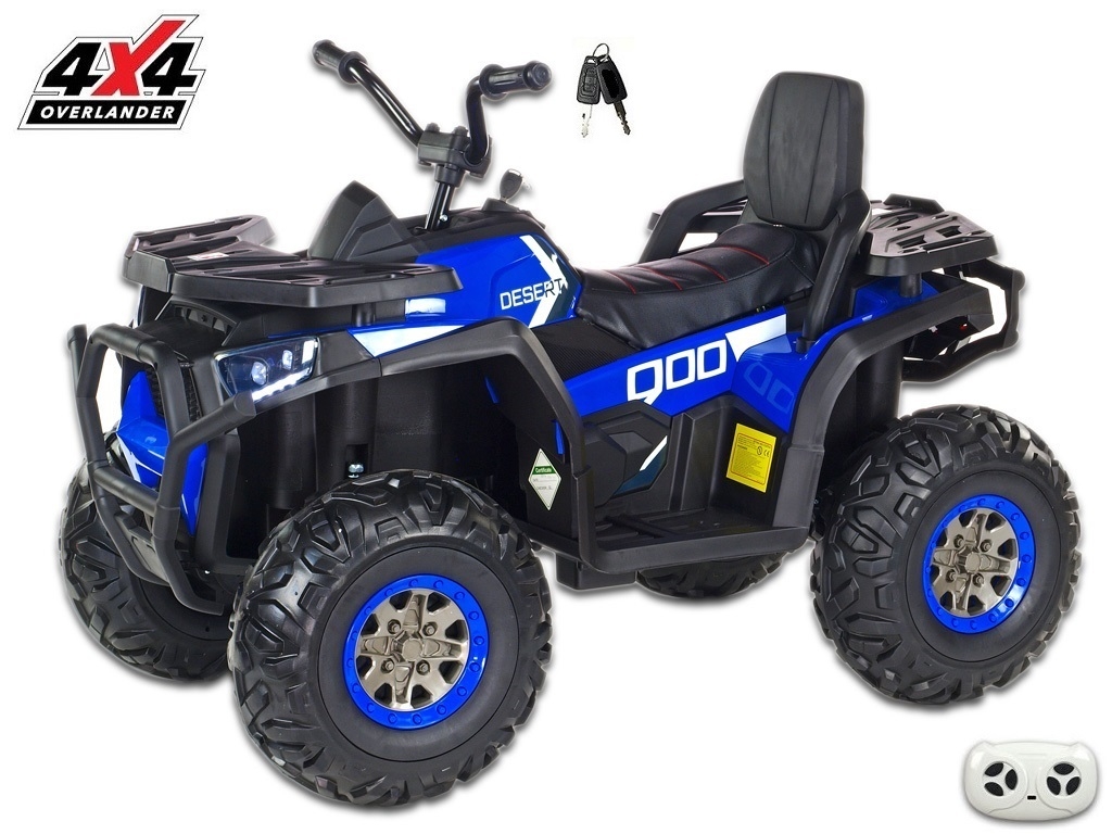 Čtyřkolka Xmen s 2.4G, 4x4, náhon všech EVA kol, modrá