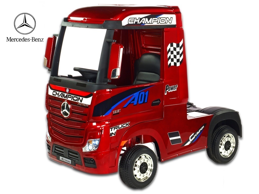 Mercedes Actros tahač 4x4 červené lakované