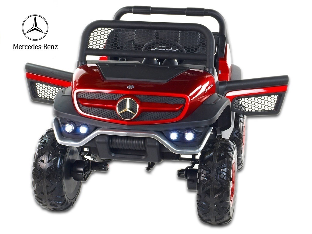 Mercedes Benz Unimog s 2,4G, 4x4, vínová metalíza