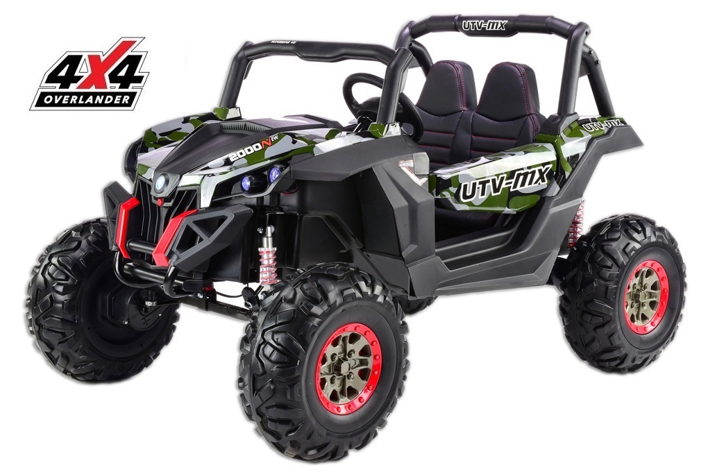 Bugina Xmen 4x4 s 2.4G, dvoumístná, polymer potah Camo army