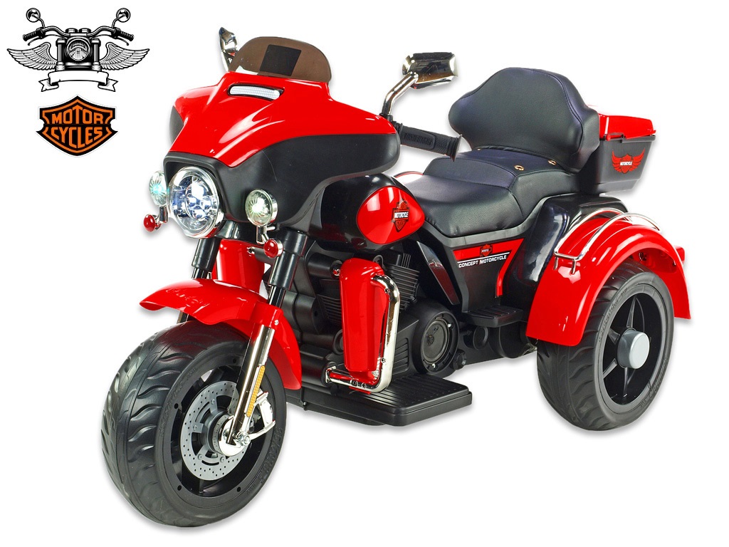 Motorka Big chopper Motorcycle, červený