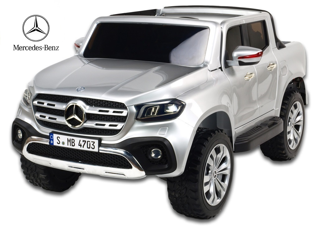 Mercedes – Benz X-Class 4x4 s 2,4G, dvoumístný, stříbrná metalíza