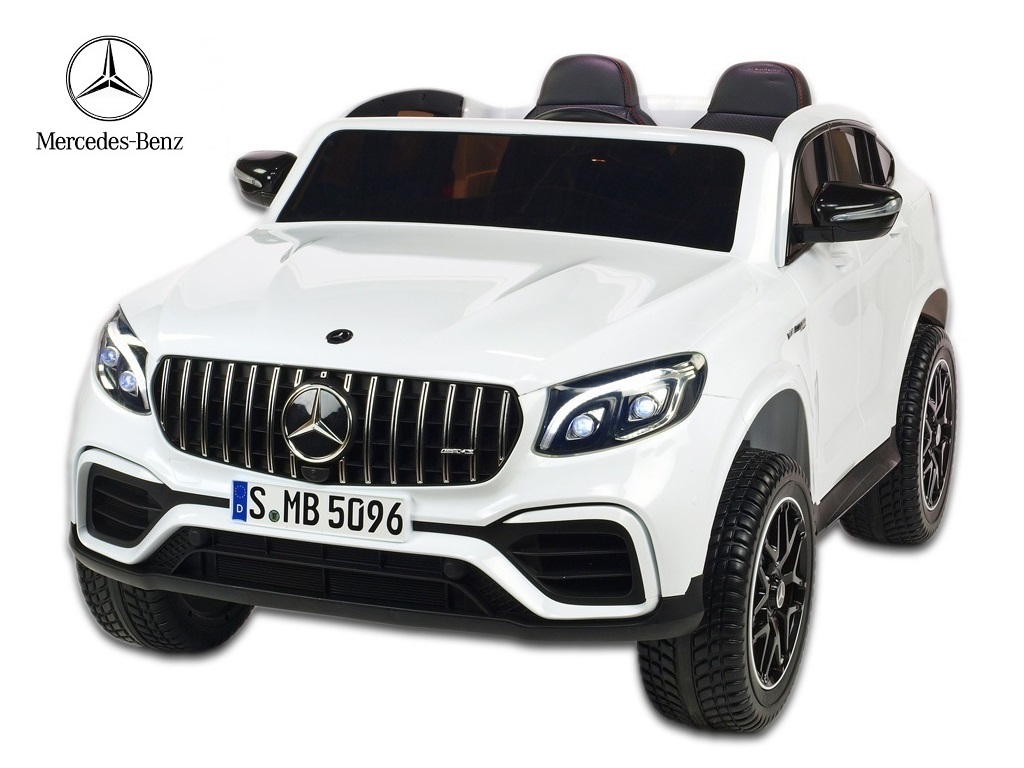 Mercedes GLC 63S AMG 4x4 s 2,4G, dvoumístný, bílý