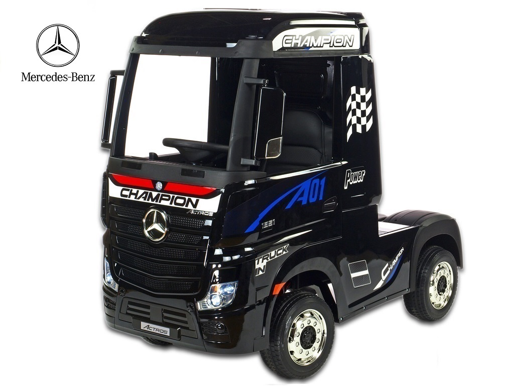 Mercedes Actros tahač 4x4 s 2,4G, černá metalíza