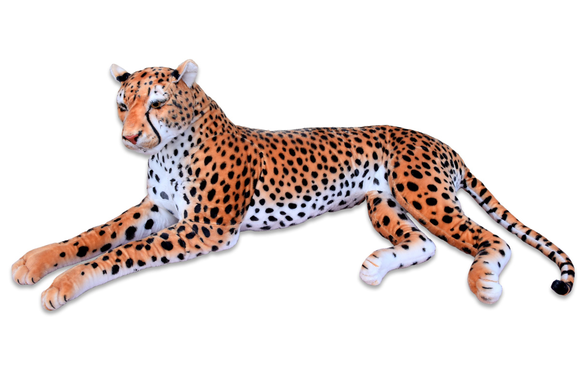 Plyšový gepard ležící, 180 x 48cm