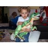 Plyšový stojící dinosaurus Tyranosaurus Rex, výška 48 cm, délka 70 cm, střední