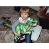 Plyšový stojící dinosaurus Tyranosaurus Rex, výška 48 cm, délka 70 cm, střední