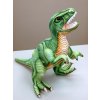 Plyšový stojící dinosaurus Tyranosaurus Rex, výška 48 cm, délka 70 cm, střední