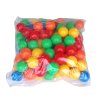 Sada 100 ks různobarevných pestrých měkčených míčku 75mm