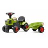 Odrážedlo traktor Baby Claas Axos 310 s 2 kolovým valníkem, délka 97cm, Made in France,