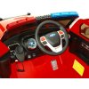 Elektrické auto policie super speed s 2,4G, megafon, policejní LED a zvukové efekty, červené