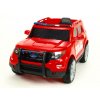Elektrické auto policie super speed s 2,4G, megafon, policejní LED a zvukové efekty, červené