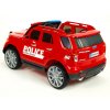 Elektrické auto policie super speed s 2,4G, megafon, policejní LED a zvukové efekty, červené