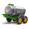 Elektrický traktor Kingdom s ovladatelnou nakládací lžící, mohutnými koly a konstrukcí, 2x motor 12V, 2x náhon, zelený