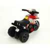 Elektrická motorka Racing sport 6V, s 2 svetlami a hudbou, pre najmenších, červená