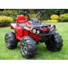 Čtyřkolka Predator s 2,4G, čalouněná sedačka, EVA kola, červená