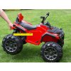 Čtyřkolka Predator s 2,4G, čalouněná sedačka, EVA kola, červená