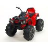 Čtyřkolka Predator s 2,4G, čalouněná sedačka, EVA kola, červená