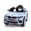 BMW X6M s 2,4G, jednomiestnou, strieborno-šedou metalízou