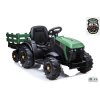 Farmářský traktor s 2,4G, vlekem a lopatou, baterie 12V/7Ah, zelený
