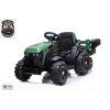 Farmářský traktor s 2,4G, vlekem a lopatou, baterie 12V/7Ah, zelený