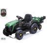 Farmářský traktor s 2,4G, vlekem a lopatou, baterie 12V/7Ah, zelený
