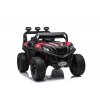 Bugina Turbo RZR 4x4 s 2.4G, dvoumístná, 2x baterie, 4x motory 35W, červená