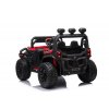 Bugina Turbo RZR 4x4 s 2.4G, dvoumístná, 2x baterie, 4x motory 35W, červená