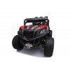 Bugina Turbo RZR 4x4 s 2.4G, dvoumístná, 2x baterie, 4x motory 35W, červená