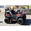 Bugina Turbo RZR 4x4 s 2.4G, dvoumístná, 2x baterie, 4x motory 35W, červená