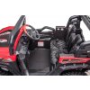 Bugina Turbo RZR 4x4 s 2.4G, dvoumístná, 2x baterie, 4x motory 35W, červená