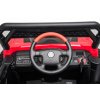Bugina Turbo RZR 4x4 s 2.4G, dvoumístná, 2x baterie, 4x motory 35W, červená