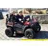 Bugina Turbo RZR 4x4 s 2.4G, dvoumístná, 2x baterie, 4x motory 35W, červená