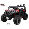 Bugina Turbo RZR 4x4 s 2.4G, dvoumístná, 2x baterie, 4x motory 35W, červená