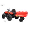 Traktor Agricultur farm s vlekem 2,4G, 24V / 2x200W, červený