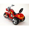 Elektrická motorka silný chopper Red Hawk, s náhonem obou zadních kol,12V, červená,