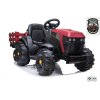 Farmářský traktor s 2,4G, vlekem a lopatou, baterie 12V/14Ah !!, červený