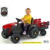 Farmářský traktor s 2,4G, vlekem a lopatou, baterie 12V/14Ah !!, červený