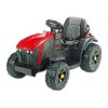 Farmářský traktor s 2,4G, vlekem a lopatou, baterie 12V/14Ah !!, červený