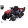 Farmářský traktor s 2,4G, vlekem a lopatou, baterie 12V/14Ah !!, červený