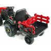 Farmářský traktor s 2,4G, vlekem a lopatou, baterie 12V/14Ah !!, červený