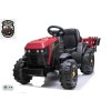 Farmářský traktor s 2,4G, vlekem a lopatou, baterie 12V/14Ah !!, červený