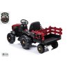 Farmářský traktor s 2,4G, vlekem a lopatou, baterie 12V/14Ah !!, červený