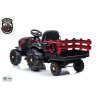 Farmářský traktor s 2,4G, vlekem a lopatou, baterie 12V/14Ah !!, červený