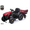 Farmářský traktor s 2,4G, vlekem a lopatou, baterie 12V/14Ah !!, červený