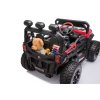 odběr v Teplicích!, Bugina Turbo RZR 4x4 s 2.4G, dvoumístná, 2x baterie, 4x motory 35W, červená