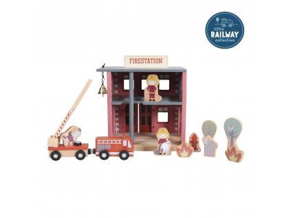 0010957 little dutch railway train extension firestation pure 0 1000