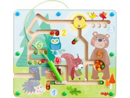306624 Haba Magneticky labyrint s perom Lesne zvieratka 01